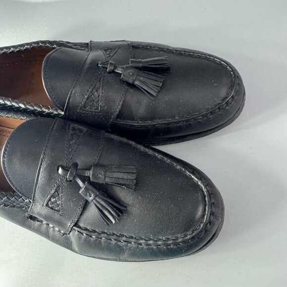 Allen Edmonds Stowe Tassel Loafers Black Leather Made in USA Mens Size 12 - Picture 11 of 15